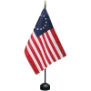 Betsy Ross 8&quot; x 12&quot; Mounted E-Gloss Flag Closeout